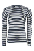 SRFenja Stripe O-Neck Top SR124-303 | Total Eclipse | Bluse von Soft Rebels – nedsat