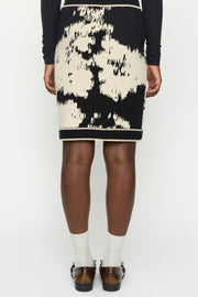 SRRogue Pattern Skirt Nederdel | Jacquard Pattern Arctic Wolf | Nederdel fra Soft Rebels