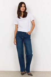 Molly Jeans | Dark Blue Denim | Jeans fra French Laundry