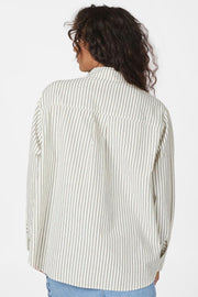 Dalma Crepe Stone Shirt | Brown | Bluse fra Neo Noir