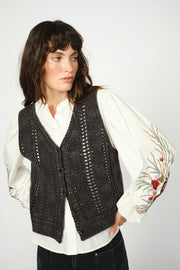 Mysa Popli Shirt | Ecru | Skjorte fra Mos Mosh