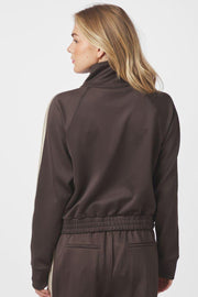 Vera Track Suit Blouse | Dark Brown | Bluse fra Neo Noir