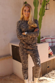 Alma Ls Top | Mocca Brown Lace | Bluse fra Liberté