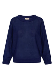 Betty Pullover 207185 | Patriot Blue | Strik fra Freequent