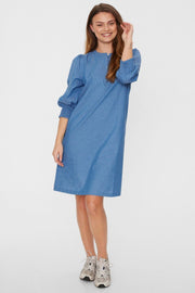 Aby Dress 205281 | Medium Blue Denim | Kjole fra Freequent