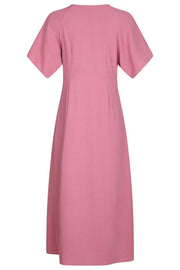 Mireille Crepe Solid Dress | Evening Rose | Kjole fra Neo Noir