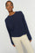 Mape O-Neck Knit | Crown Blue | Strik fra Mos Mosh