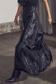 Barry Frill Skirt | Black | Nederdel fra Co'couture