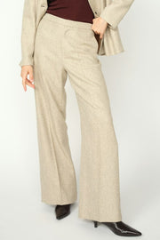 Leya Merlin Pant Long | True Camel | Bukser fra Mos Mosh