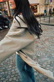 Bora Rain Trenchcoat  | Savannah Tan | Jakke fra Mos Mosh