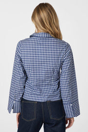 Rosa Check Shirt | Dark Blue | Skjorte fra Neo Noir