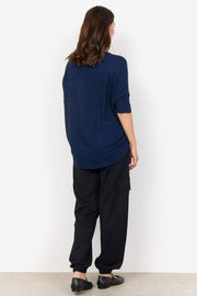 Lora Ss Blouse | Blå | Bluse fra French Laundry