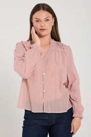 Helly Blouse 206314 | Moonbeam W. Baked Apple | Bluse fra Freequent