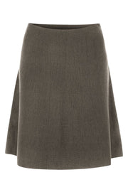 SRHenrietta Short Skirt | Morel Melange | Nederdel fra Soft Rebels