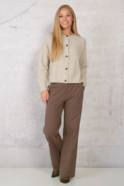 Agnethe Pants | Brown | Bukser fra Prepair