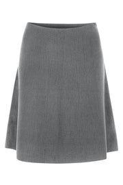 SRHenrietta Short Skirt | Medium Grey Melange | Nederdel fra Soft Rebels