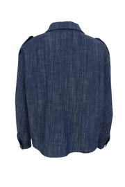 Box Shirt Jacket | Navy Denim | Jakker fra Black Colour