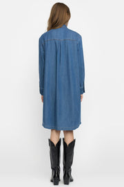 Erin Dress | Medium Blue Denim Wash | Kjole fra Soft Rebels