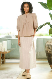 Alma Skirt 2773 | Light Sand | Nederdel fra Prepair