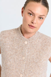 Jump Waistcoat 206808 | Desert Taupe Melange | Jakke fra Freequent