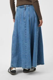 Raya Denim Skirt | Vintage Blue | Nederdel fra Neo Noir