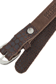 Belts 16130 | Brown Croco | Bælte fra Depeche