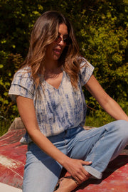 Sunrise Sky Top 35942 | Blue | Bluse fra Co'couture