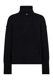 Rola Bine Rollneck Knit | Black | Strik fra Mos Mosh