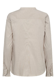 Mattie Stripe Shirt | Safari | Skjorte fra Mos Mosh
