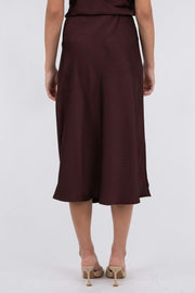 Bovary Skirt | Burgundy | Nederdel fra Neo Noir