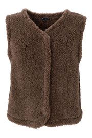 Teddy Vest | Taupe | Vest fra Black Colour