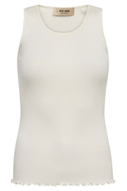 Elaine Seamless Tank Top  | Ecru | T-shirt fra Mos Mosh