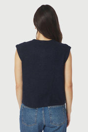 Everest Knit Vest | Navy | Strik fra Neo Noir