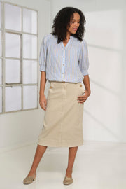 Hilary Skirt 2750 | Light Sand | Nederdel fra Prepair