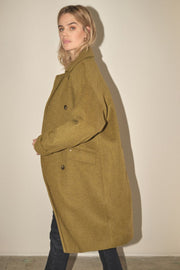 Venice Wool Coat | Fir Green | Jakke fra Mos Mosh