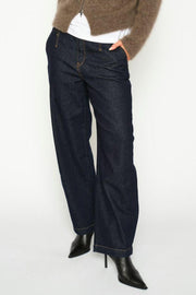 Tino Chino Jeans Ankle | Dark Blue | Jeans fra Mos Mosh