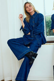 Lisea Pants 206590 | Medium Blue Denim | Bukser fra Freequent