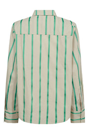 Kermi Shirt 204143 | Peyote w. Fern Green | Skjorte fra Copenhagen Muse