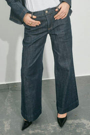 Dara Nippon Jeans Regular | Dark Blue | Jeans fra Mos Mosh