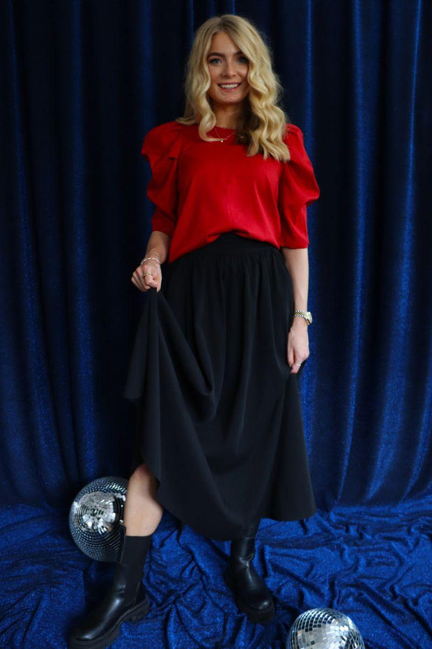 Winnie Blouse | Red | Bluse fra Liberté