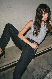 Naomi Salute Jeans Regular | Black | Jeans fra Mos Mosh