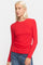 SRFenja O-neck Top SRAW22-300 |  Racing Red | T-shirt fra Soft Rebels