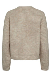 Fro O Neck Cardigan | Ivory | Strik fra Liberté