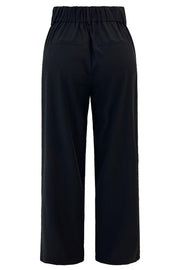 Frede Wide Panel Pants | Black Offwhite | Bukser fra Liberté