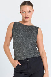 Viska Top 207173 | Black W. Silver | Top fra Freequent