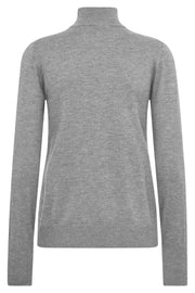 Relena Highneck Knit | Sharkskin | Strik fra Mos Mosh