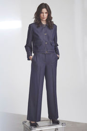 Terry Denim Jacket 30325 | Dark Denim | Jakke fra Co'couture