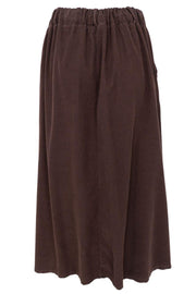 Virginia Corduroy Skirt | Coffee | Nederdel fra Black Colour