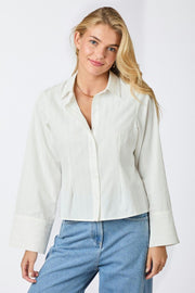 Rosa Solid Shirt | White | Skjorte fra Neo Noir