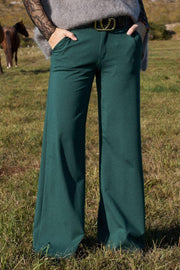 Davi Casual Box Pant | Bottle Green | Bukser fra Black Colour
